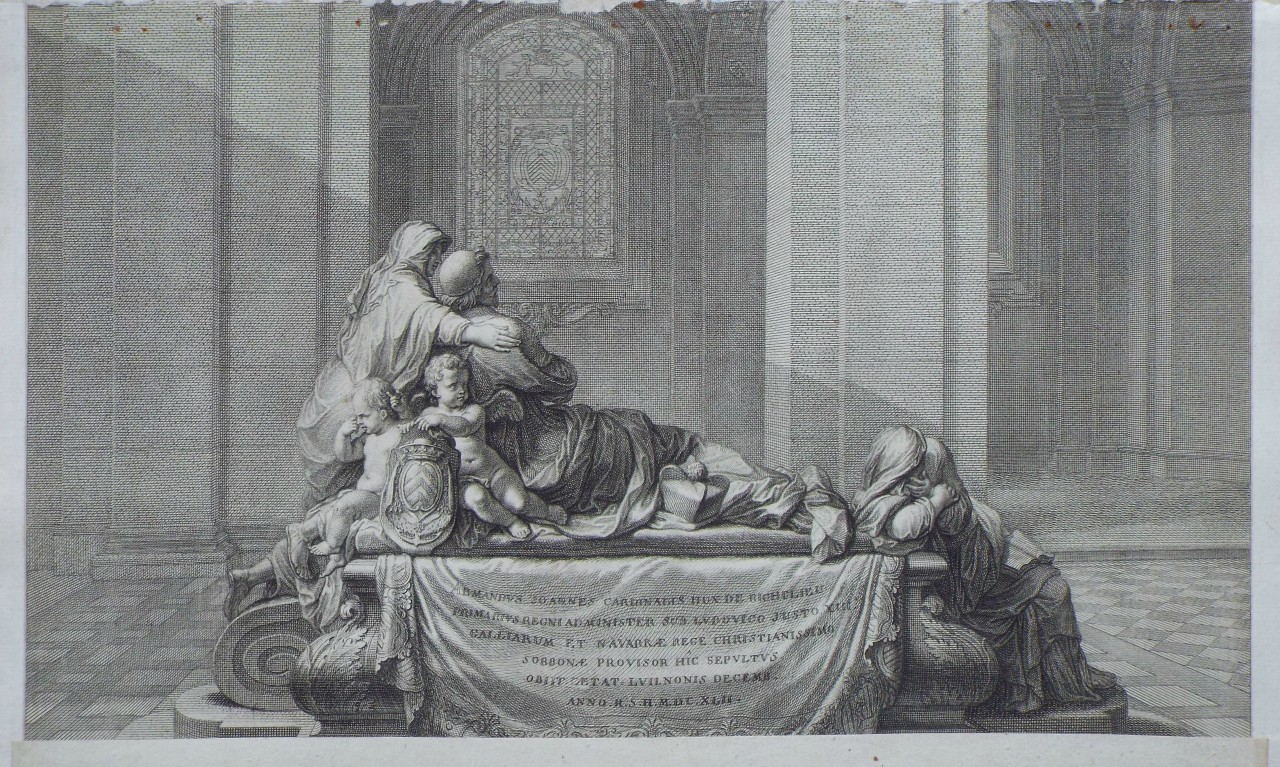 Print - (Richelieu's Tomb)